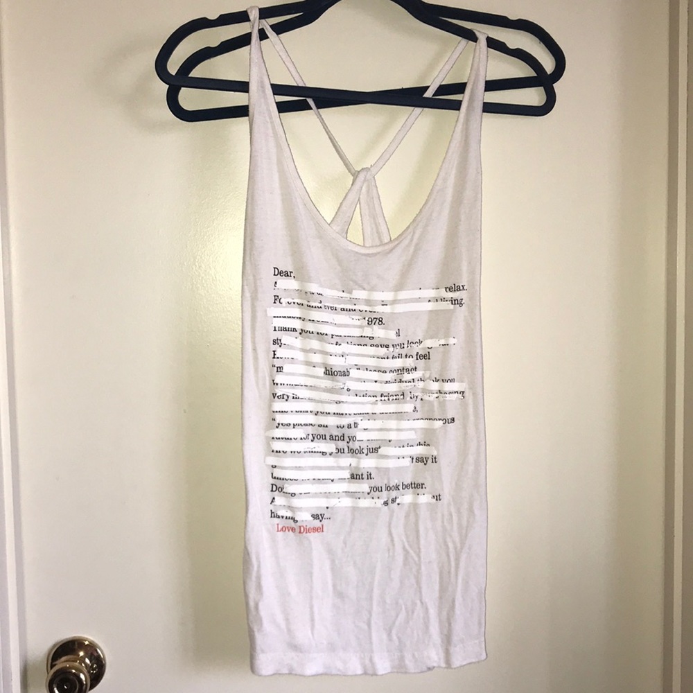 Diesel tank top